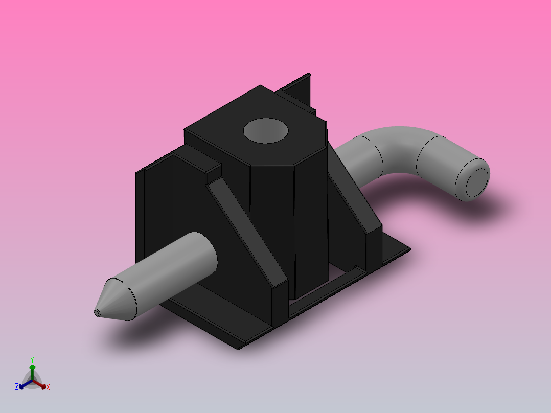 CL230-2[CL230-2]铰链，合页正等轴测图