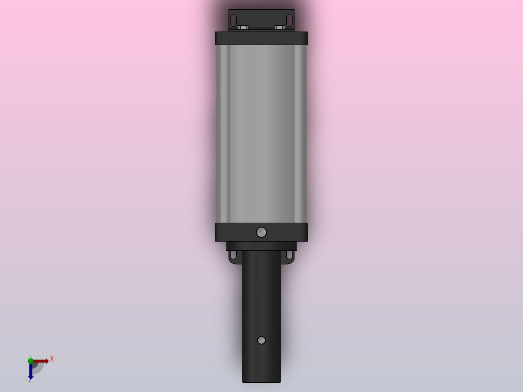 MHD油桶分离型增压器[MHD-80-17-M-120-S1]俯视图