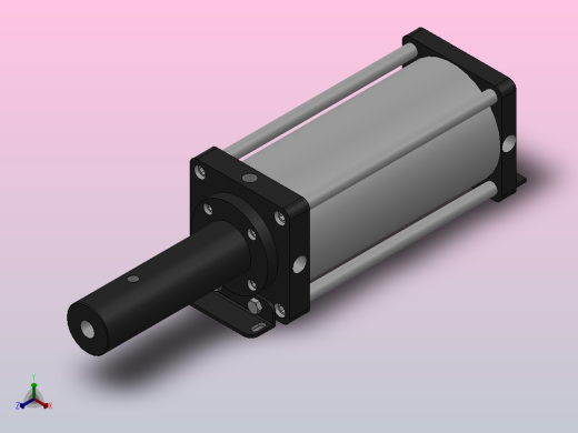 MHD油桶分离型增压器[MHD-80-17-M-120-S1]正等轴测缩略图