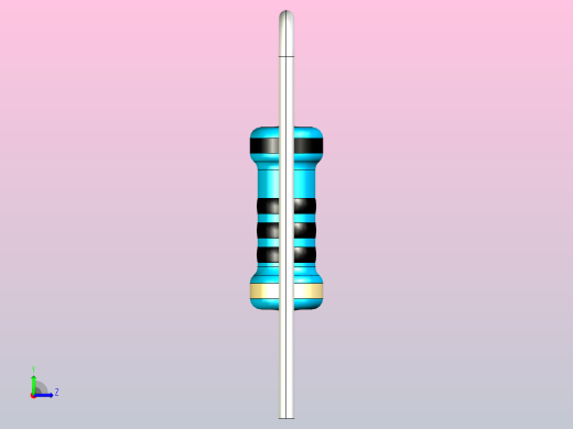 电阻器组RES_AV_0.25W_100mil_0R_1%左视缩略图