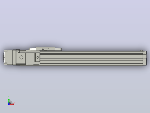 GTH4-L#-200-BL-M05-C3 GTH4内嵌式螺杆滑台 电机左折 Toyo直线模组前视缩略图