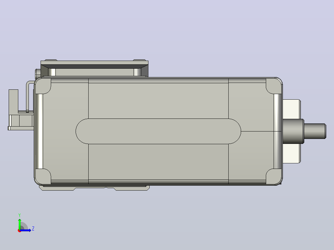 GTH4-L#-200-BL-M05-C3 GTH4内嵌式螺杆滑台 电机左折 Toyo直线模组左视图
