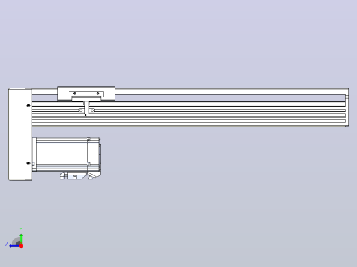 日规模组半封闭丝杆TPA-HNR-110D-1610C-L350-MP-Y-P40-N3右视缩略图