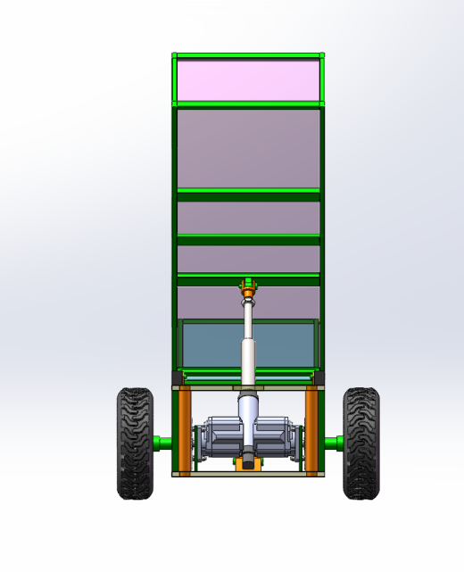 翻斗卸料机（液压驱动）（SW+CAD+说明书）缩略图