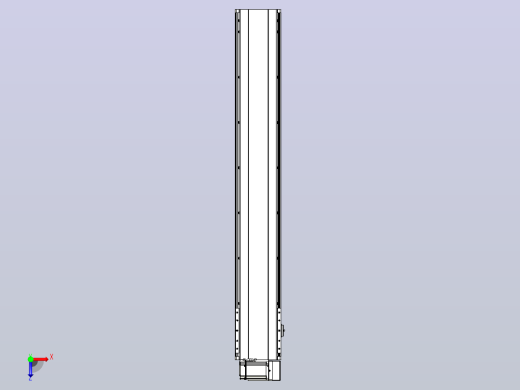 皮带直线轴半封闭可选导轨TPA-HNB-202D-140-L1200-RU-C-P75-N3俯视缩略图