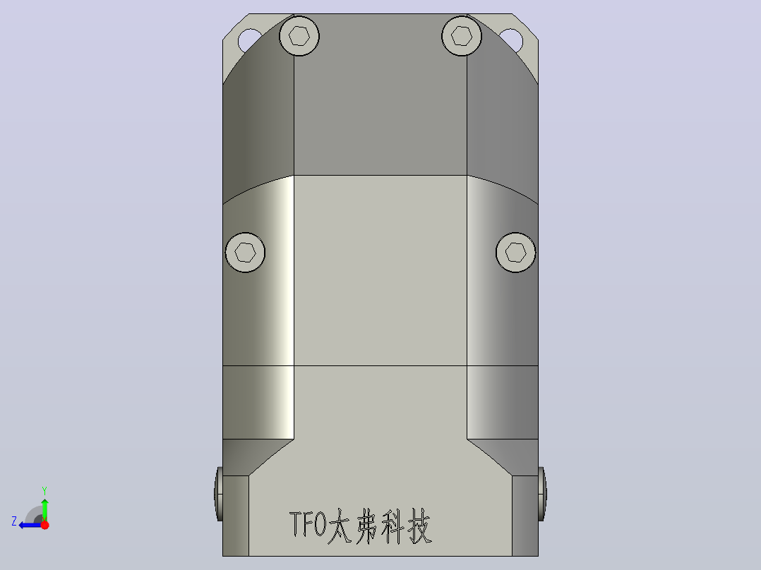 ABR042-L2-S2-P2电机减速机右视图