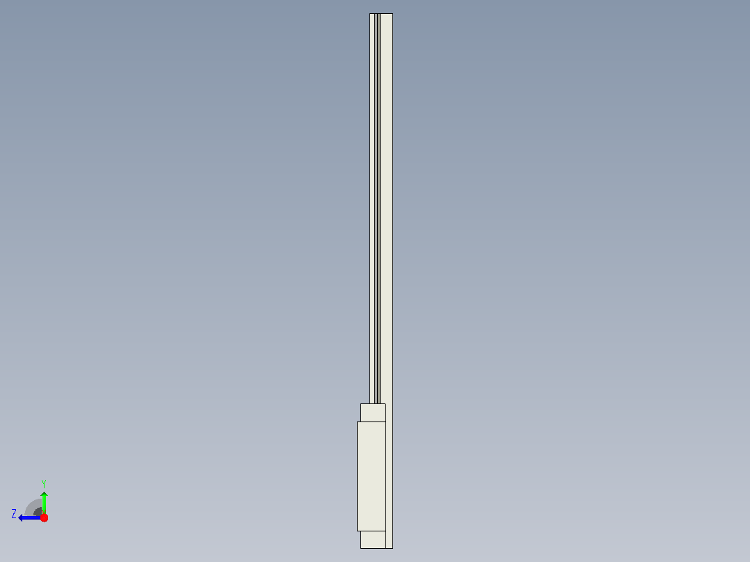MGN9直线导轨150mm”右视图