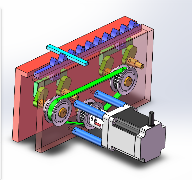 水平搬运机构sw18可编辑