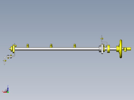 工件清洁机构左视缩略图