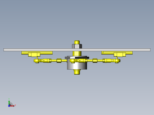 气缸定心机构前视缩略图