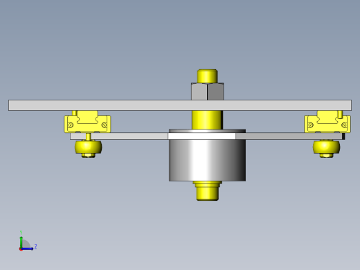 气缸定心机构左视缩略图