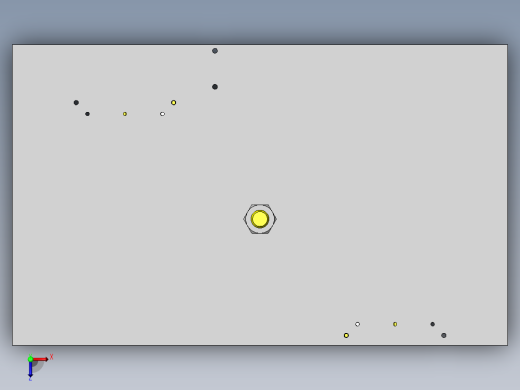 气缸定心机构俯视缩略图