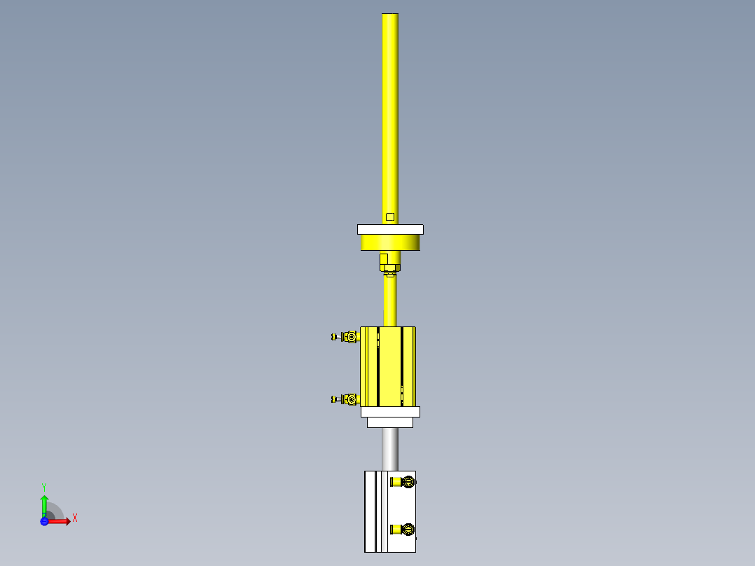 托盘堆积组件1前视图