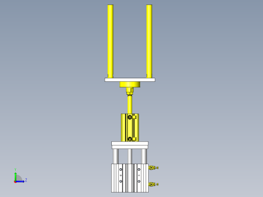 托盘堆积组件1左视缩略图