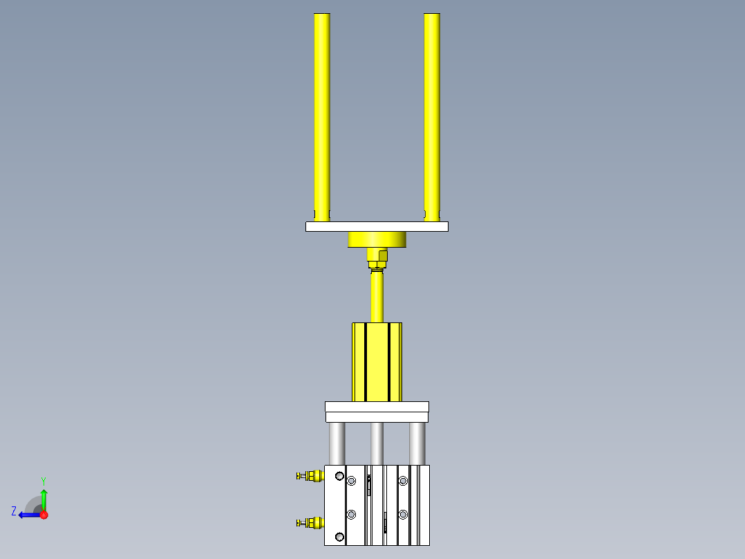 托盘堆积组件1右视图