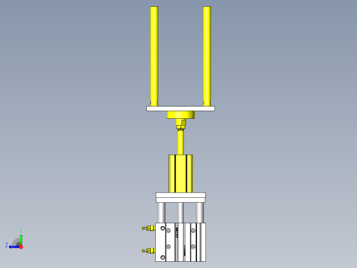 托盘堆积组件1右视缩略图