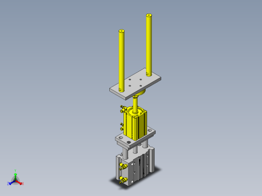 托盘堆积组件1正等轴测缩略图