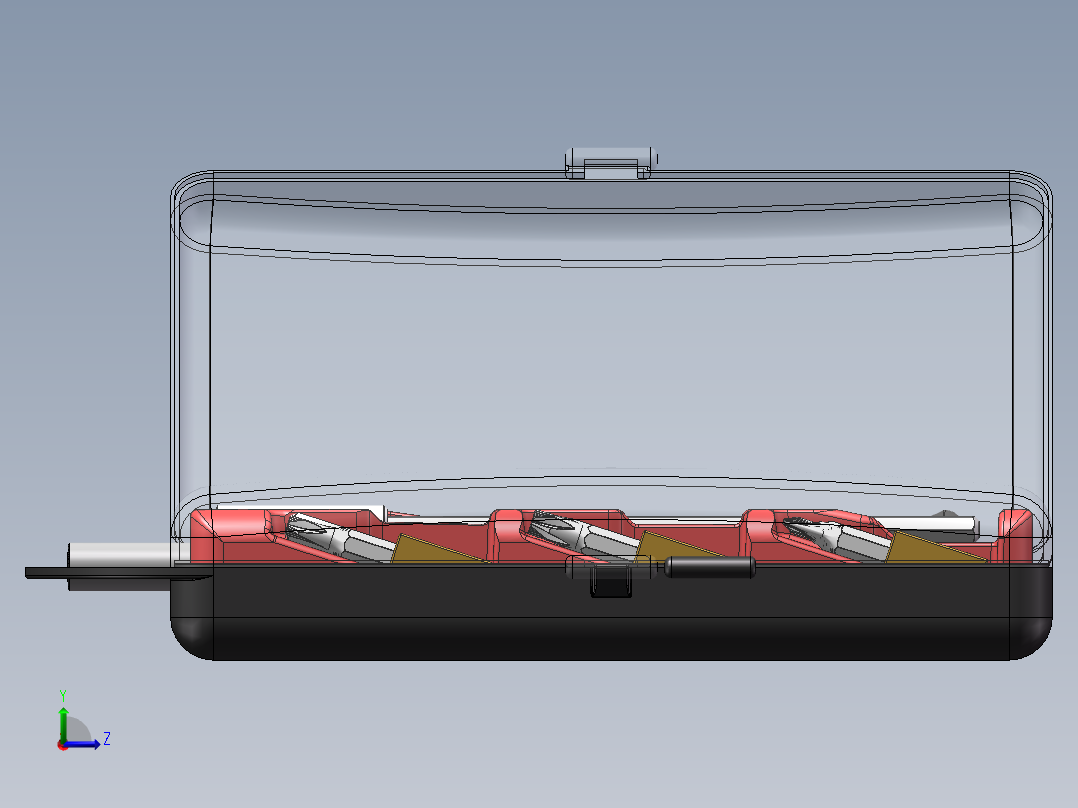 家用手动螺丝刀套装左视图