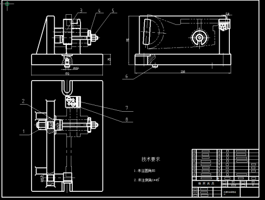 CA6140车床拨叉861002零件的机械加工工艺及工艺设备（钻孔和铣槽两套夹具）-课程设计缩略图