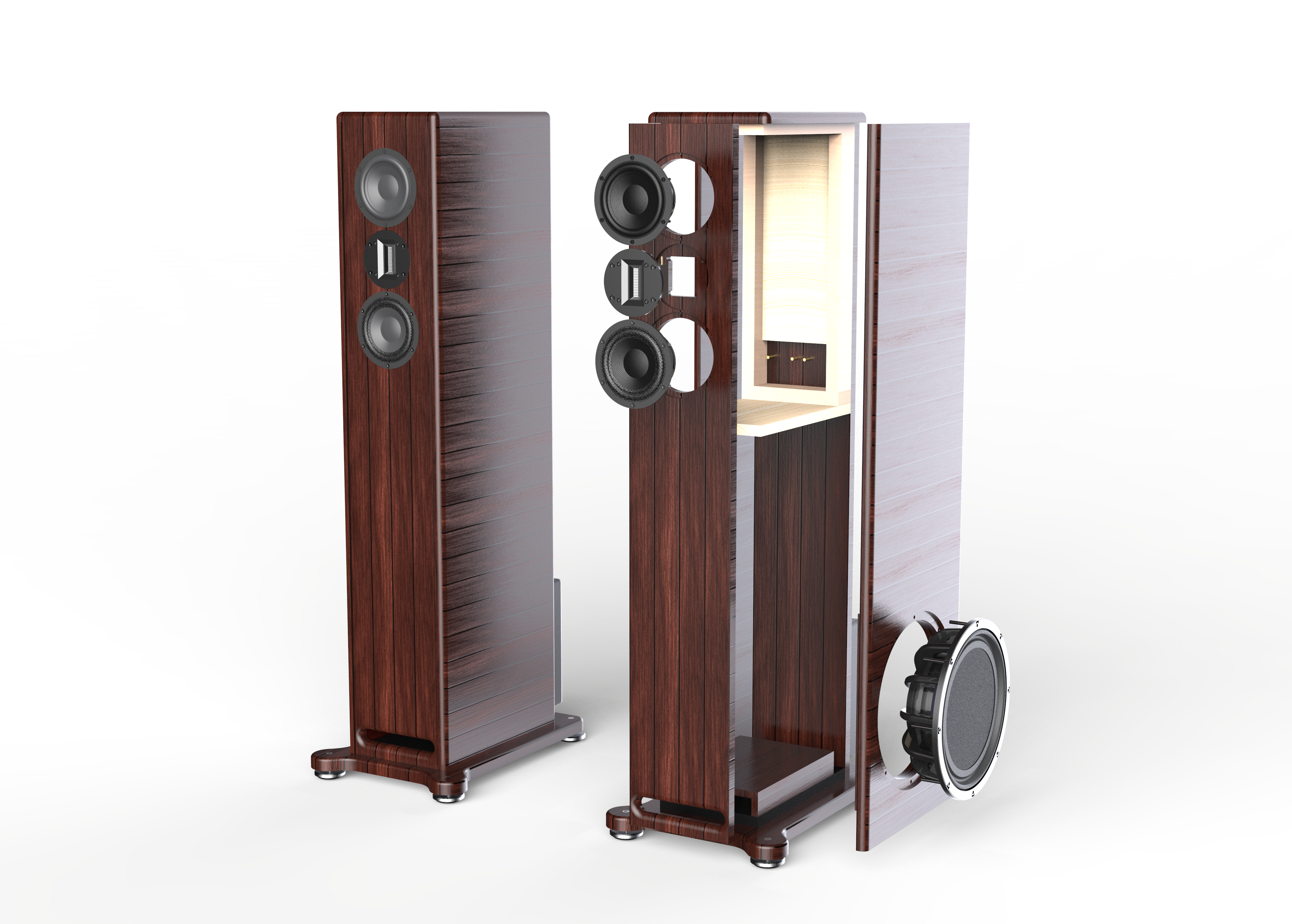 基于HiVi-536和Ribone高音扬声器RT-1+SubTW29B的扬声器