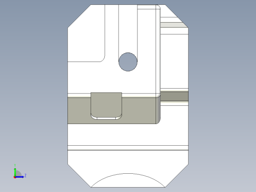 教学训练：数铣图3D模型左视缩略图