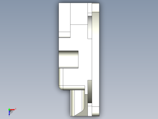 教学训练：数铣图3D模型俯视缩略图