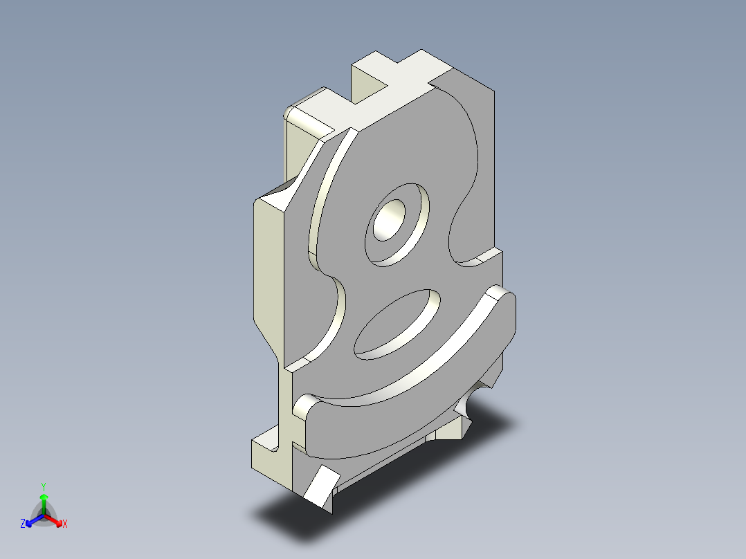 教学训练：数铣图3D模型正等轴测图