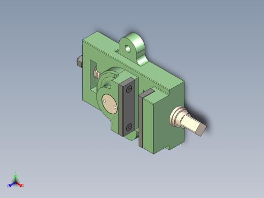 台钳装配3D模型