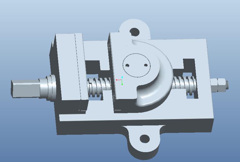 台钳装配3D模型