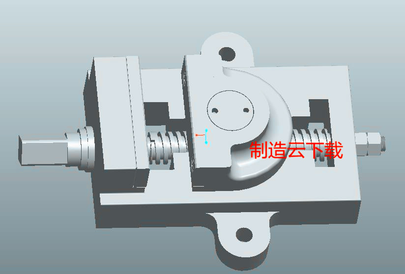 台钳装配3D模型