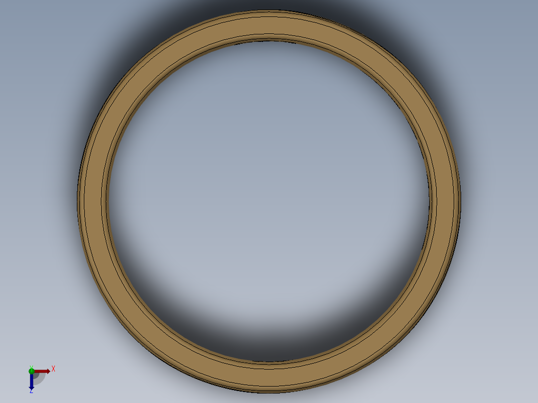 结婚指环造型设计俯视图