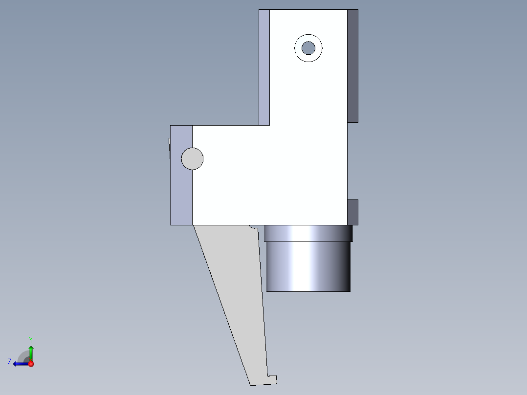 气动手指右视图