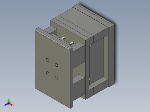固定圈注塑模设计