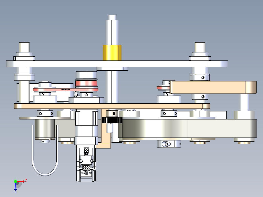 邮票索引器俯视图