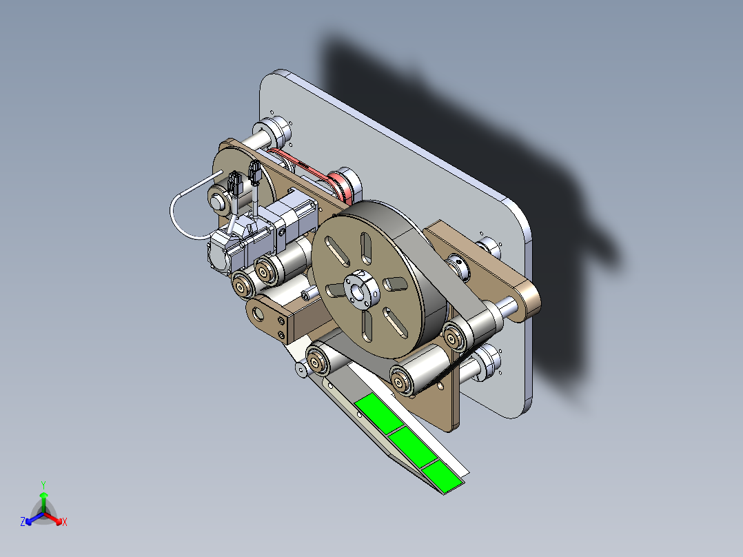 邮票索引器正等轴测图