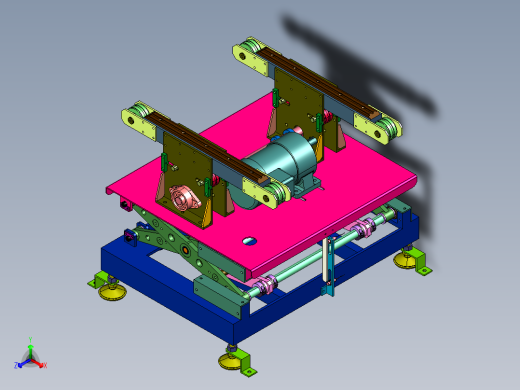 防掉落的链条式顶升移栽输送机