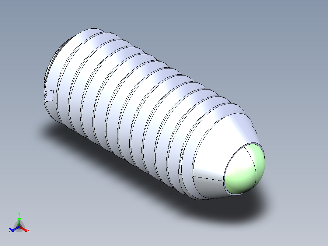 公制球形弹簧柱塞-DME SET SCREW SPRING BALL PLUNGER M6 x 14 .STEP