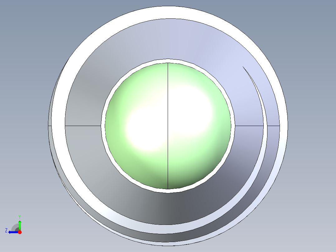 公制球形弹簧柱塞-DME SET SCREW SPRING BALL PLUNGER M6 x 14 .STEP右视图