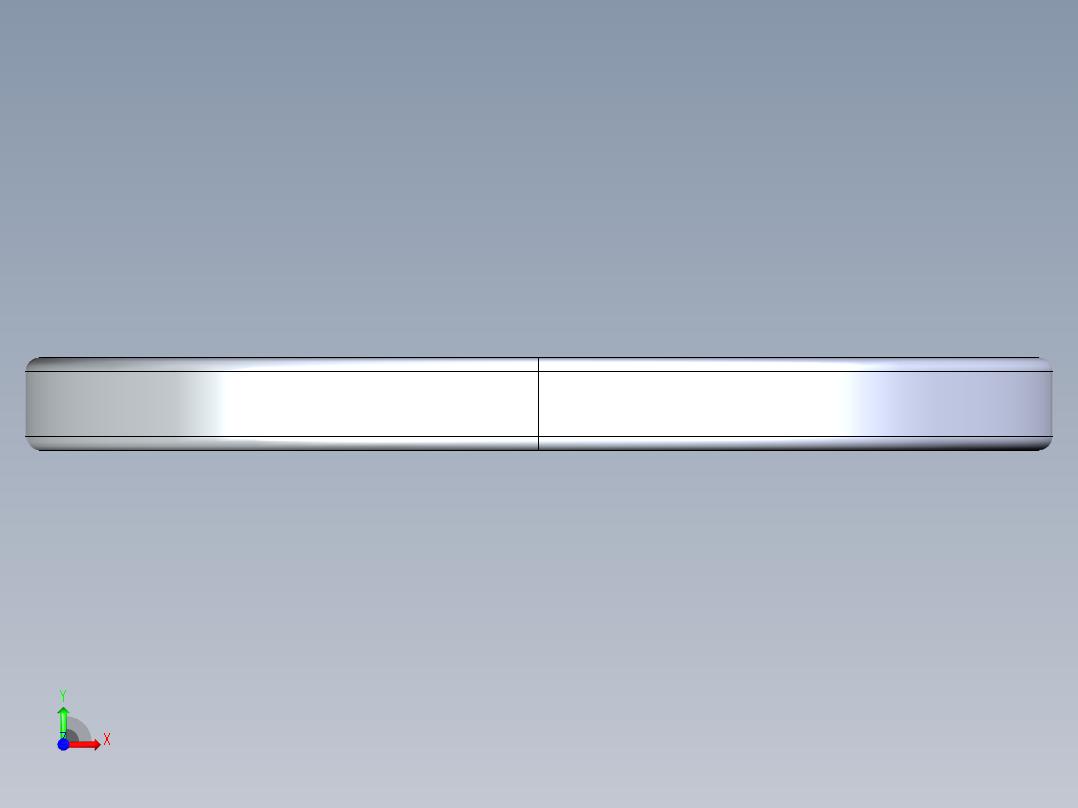 SAE平垫圈-FLAT WASHER SAE 0.3125.STEP前视图