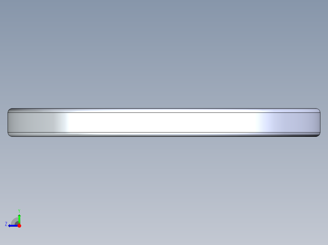 SAE平垫圈-FLAT WASHER SAE 0.3125.STEP右视图