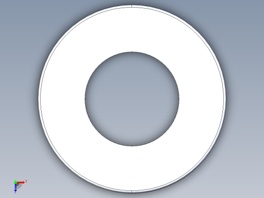 SAE平垫圈-FLAT WASHER SAE 0.3125.STEP俯视缩略图