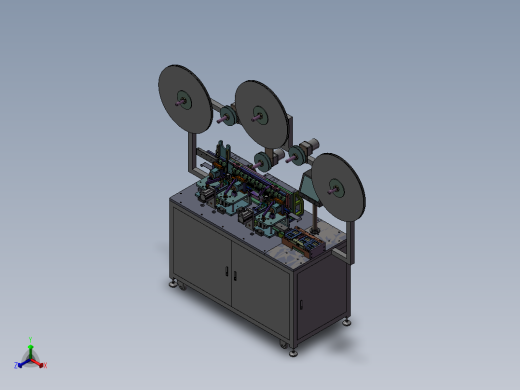 连接器插PIN折料机3D模型正等轴测缩略图