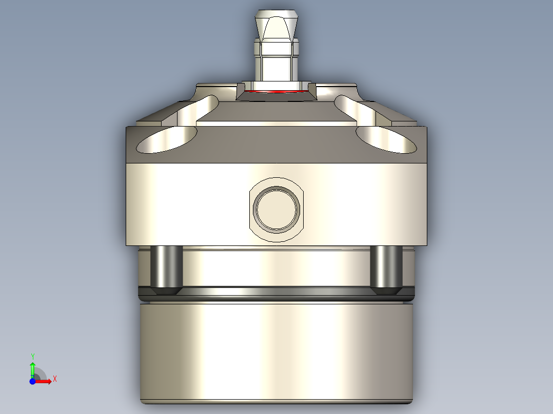 KOSMEKSFA1000-M2A-060多系列多零件图纸模型多系列多零件图纸模型前视图
