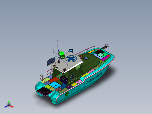 警用巡逻执法快艇