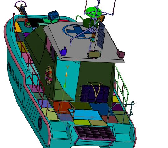 警用巡逻执法快艇