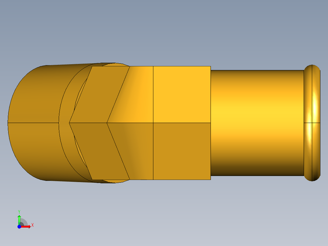 倒齿式工业管接头Beaded Hose Barb 45Deg Elbow Tube to Male Pipe 179HB-12-8前视图
