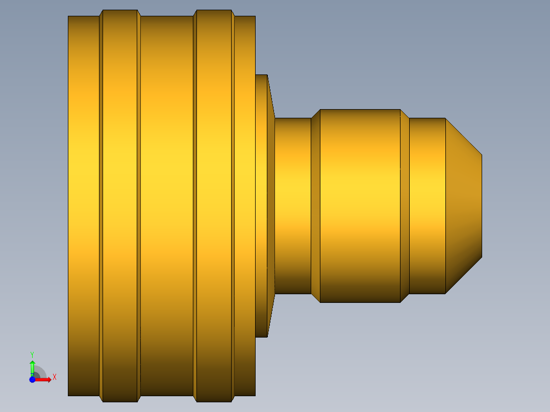 水管接头Swivel Connector SAE Flare to Female Hose Thread 50GHSV-6-12前视图