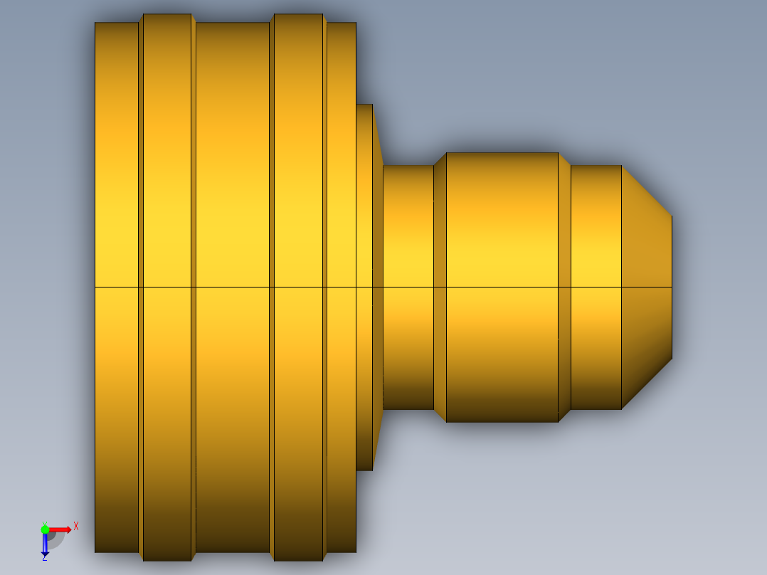 水管接头Swivel Connector SAE Flare to Female Hose Thread 50GHSV-6-12俯视图