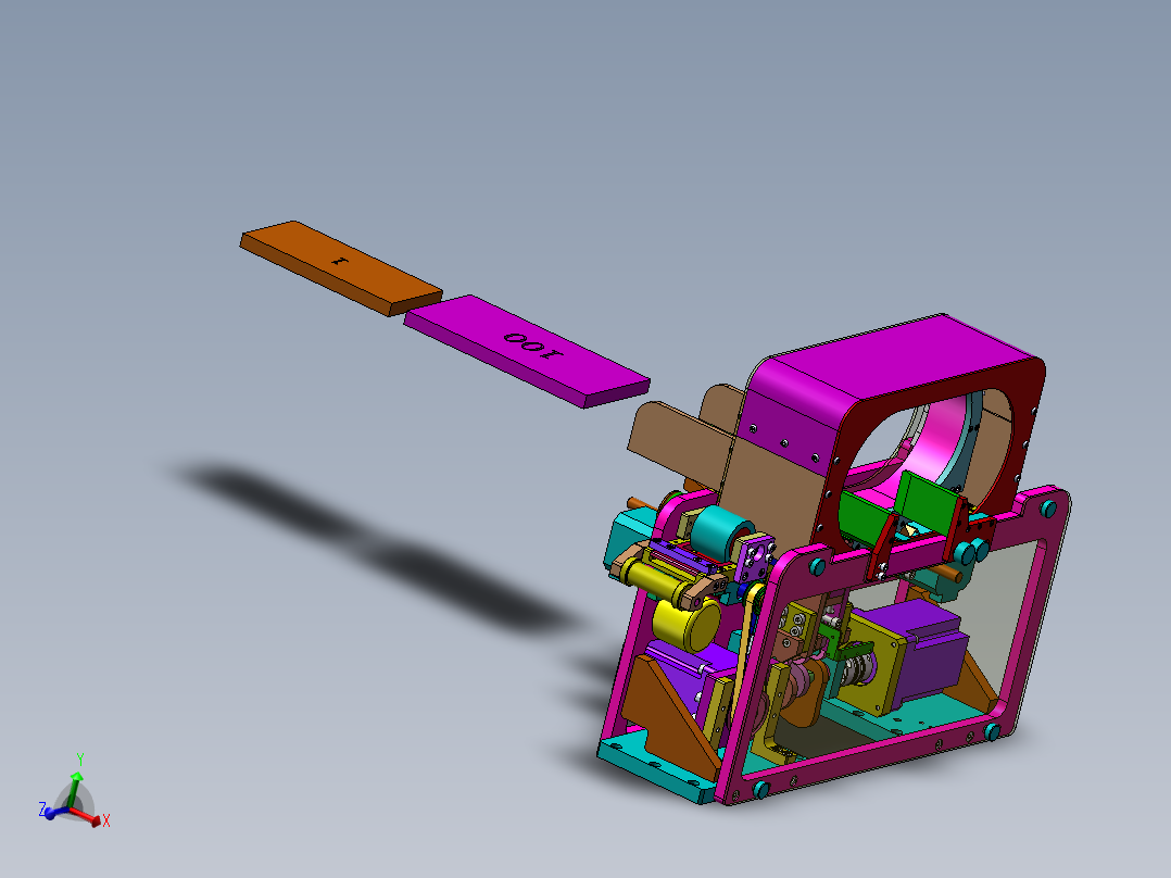全自动束捆机扎把机三维模型