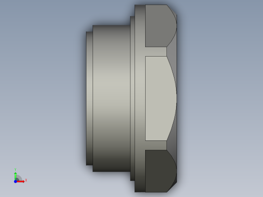 油鏡HGFT.PR,HGFT.HT-PR-3D多系列多零件图纸模型前视缩略图